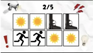 Sun run rhyming words game